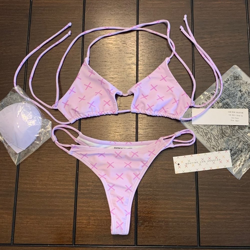 Boutine LA Logo Bikini Set